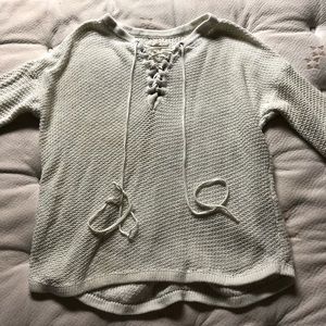 Lace up Sweater